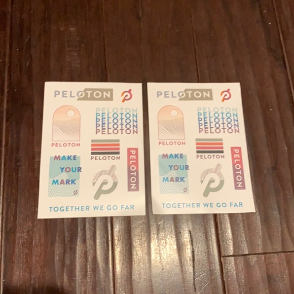 Peloton Stickers - 6 Sheets and 3 Cards - Picture 4 of 8